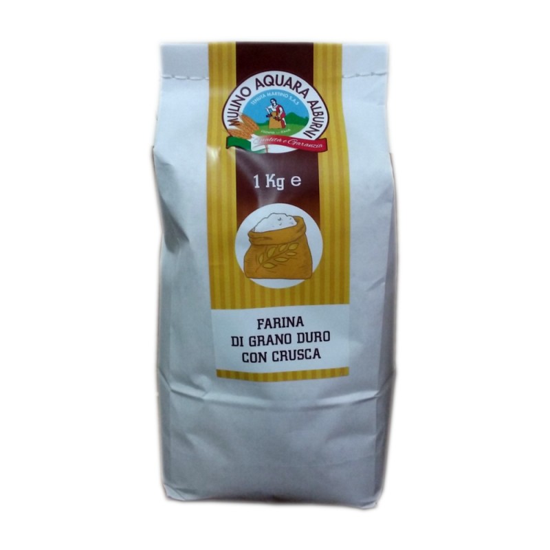 Farina di Grano Duro con Crusca (1Kg) Società Agricola Tenuta Martino